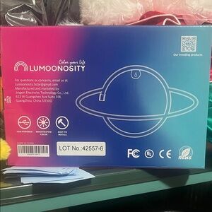 Planet Wall Art in Blue and Pink